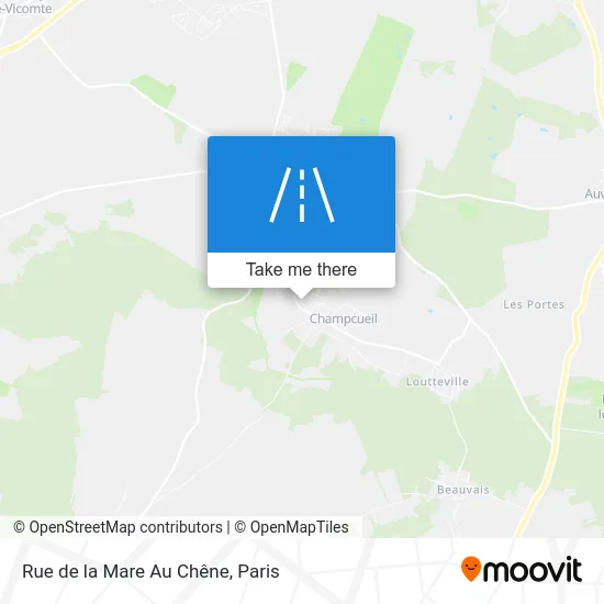 Rue de la Mare Au Chêne map