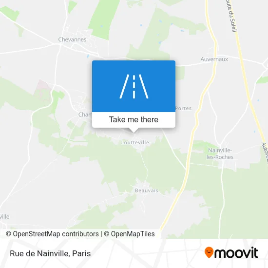 Rue de Nainville map