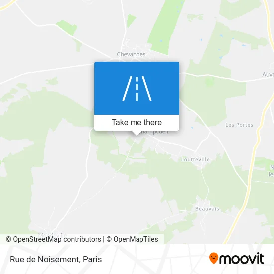 Rue de Noisement map