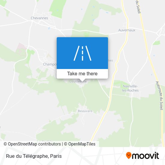 Rue du Télégraphe map