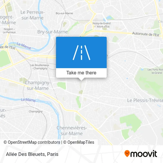 Allée Des Bleuets map