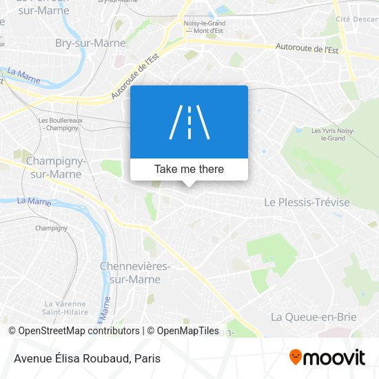 Avenue Élisa Roubaud map
