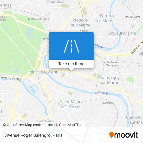 Avenue Roger Salengro map