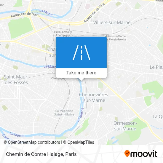 Chemin de Contre Halage map