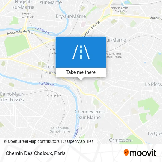 Chemin Des Chaloux map