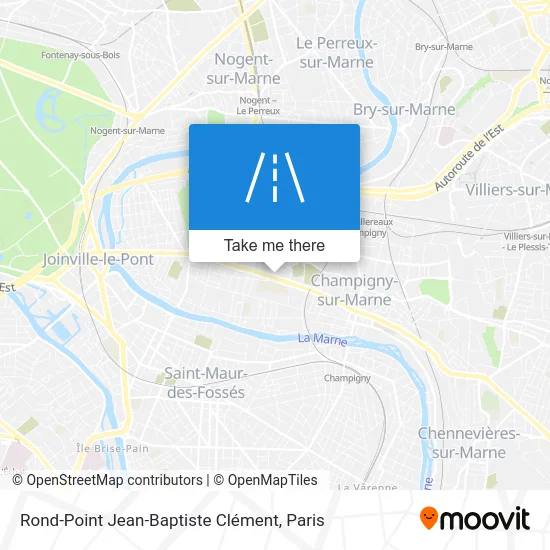 Rond-Point Jean-Baptiste Clément map