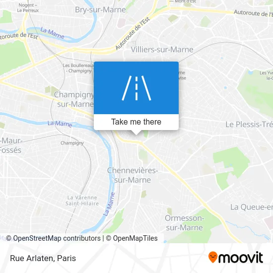 Rue Arlaten map