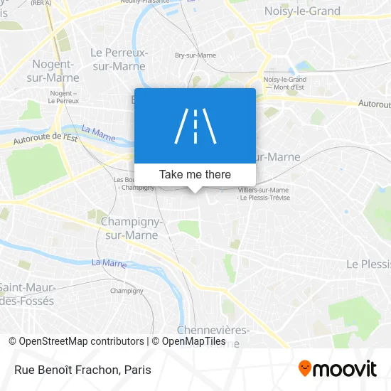 Rue Benoît Frachon map