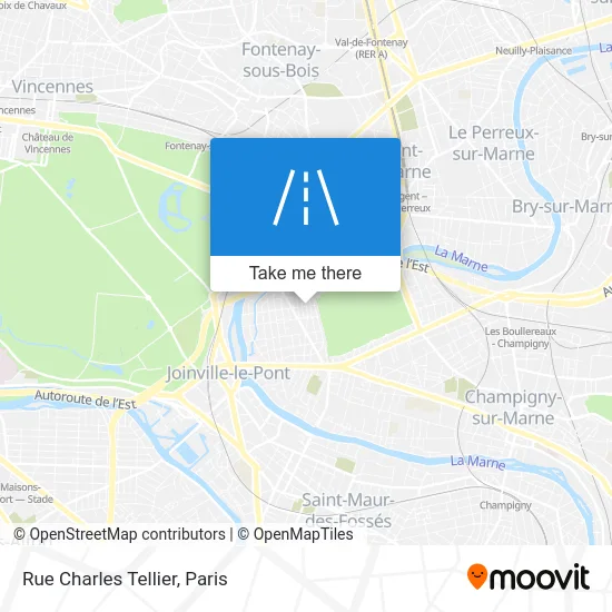 Rue Charles Tellier map