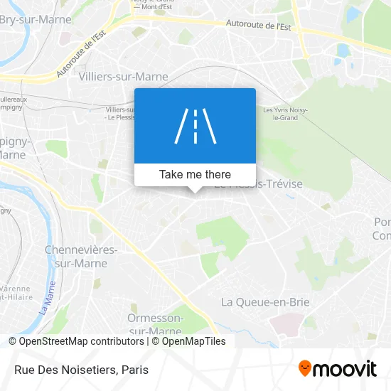 Rue Des Noisetiers map