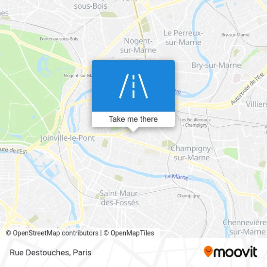 Rue Destouches map