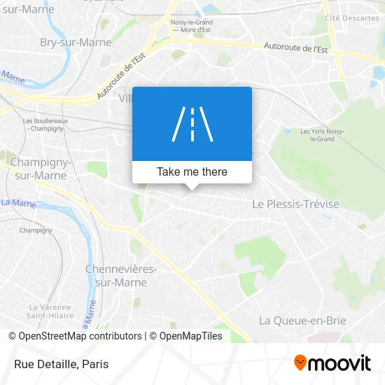 Rue Detaille map