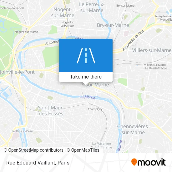 Rue Édouard Vaillant map