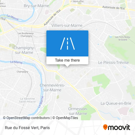 Rue du Fossé Vert map