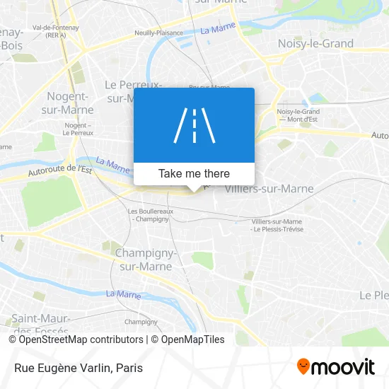 Rue Eugène Varlin map