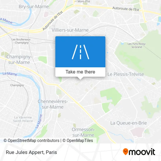 Rue Jules Appert map