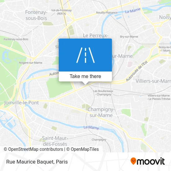 Rue Maurice Baquet map