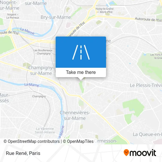 Rue René map