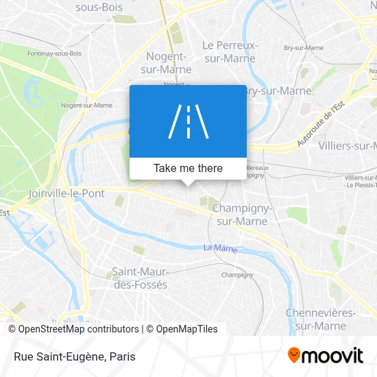 Rue Saint-Eugène map