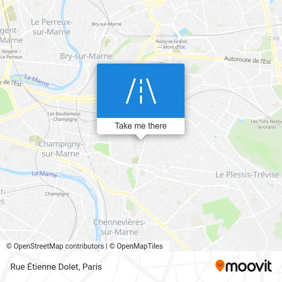 Rue Étienne Dolet map