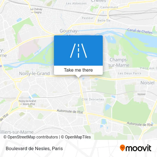 Boulevard de Nesles map