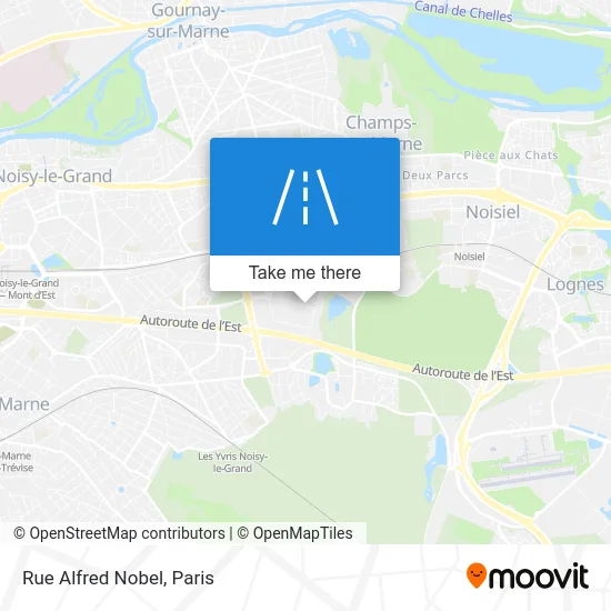 Rue Alfred Nobel map
