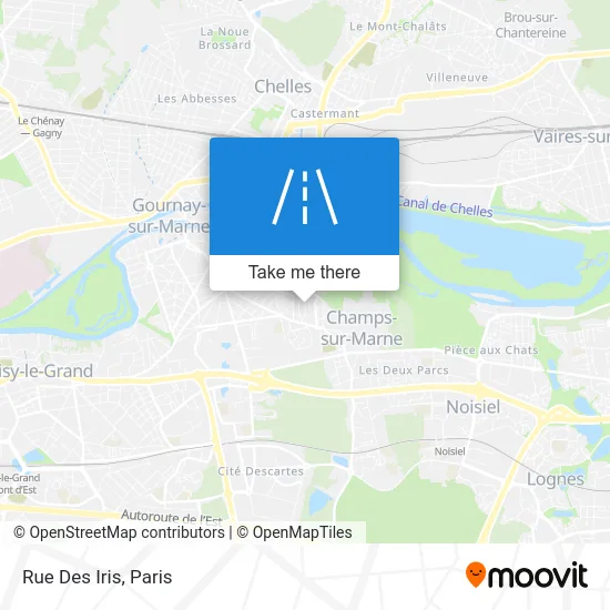 Rue Des Iris map