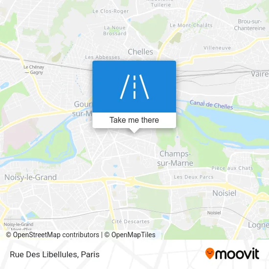Rue Des Libellules map