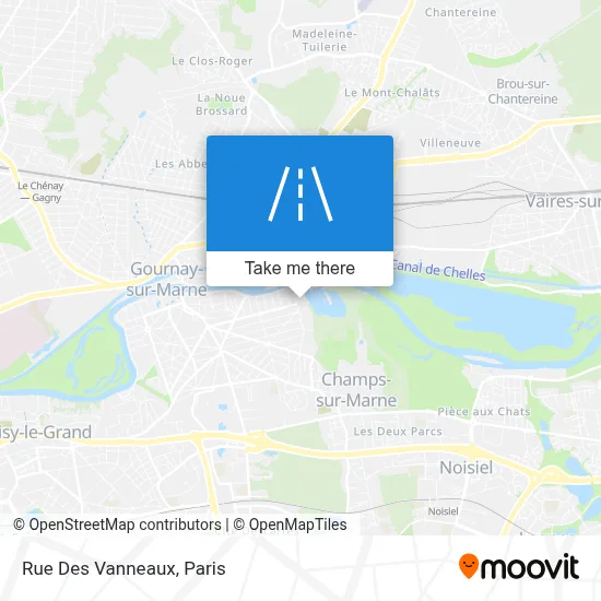 Rue Des Vanneaux map