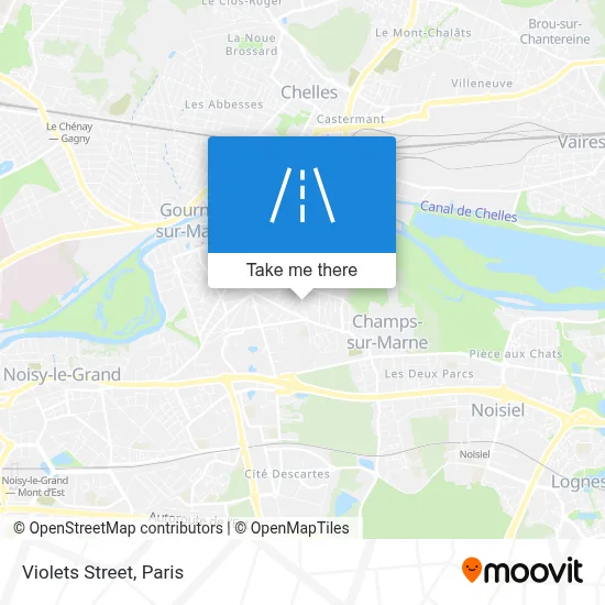 Rue Des Violettes map