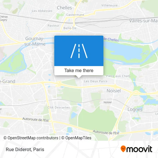 Rue Diderot map