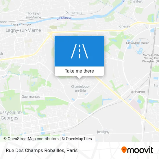 Rue Des Champs Robailles map