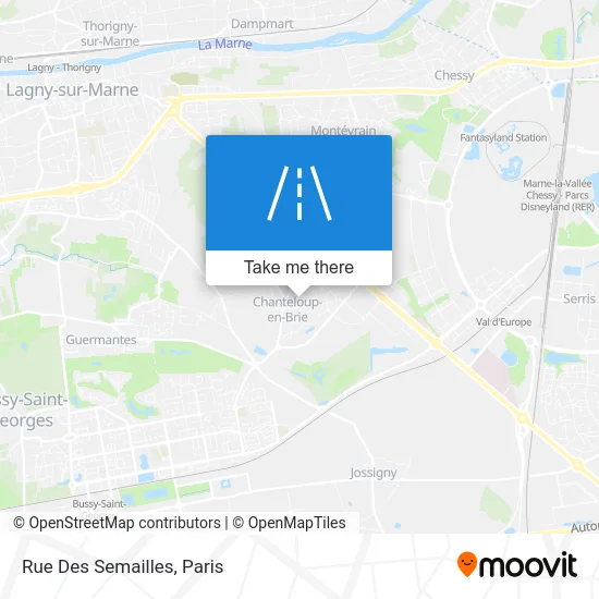 Rue Des Semailles map