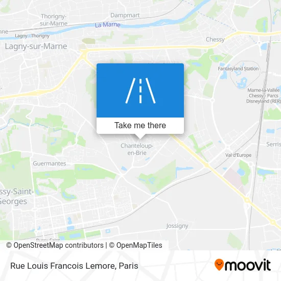 Rue Louis Francois Lemore map