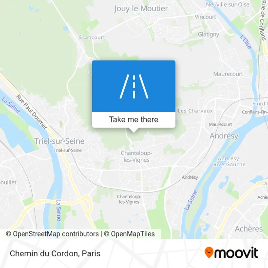 Chemin du Cordon map