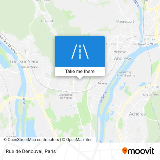 Rue de Dénouval map