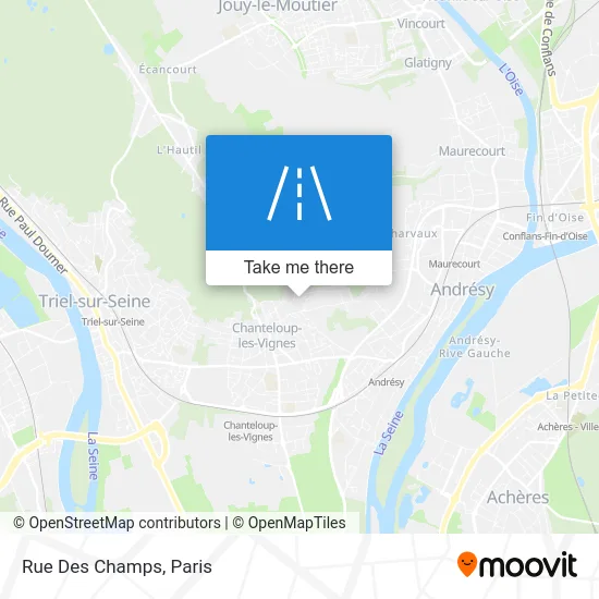 Rue Des Champs map