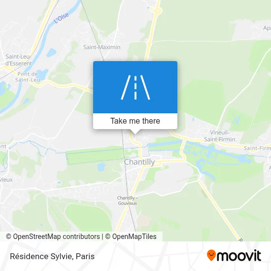 Résidence Sylvie map
