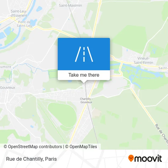 Rue de Chantilly map