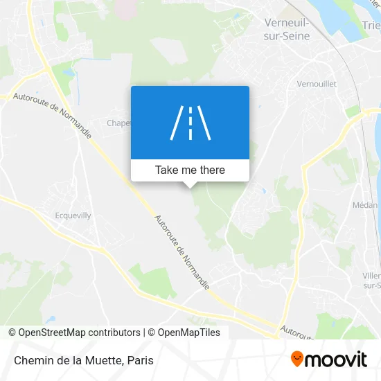 Chemin de la Muette map