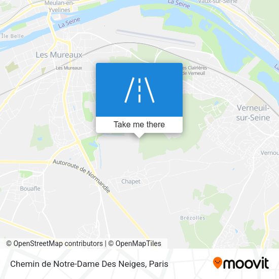Chemin de Notre-Dame Des Neiges map
