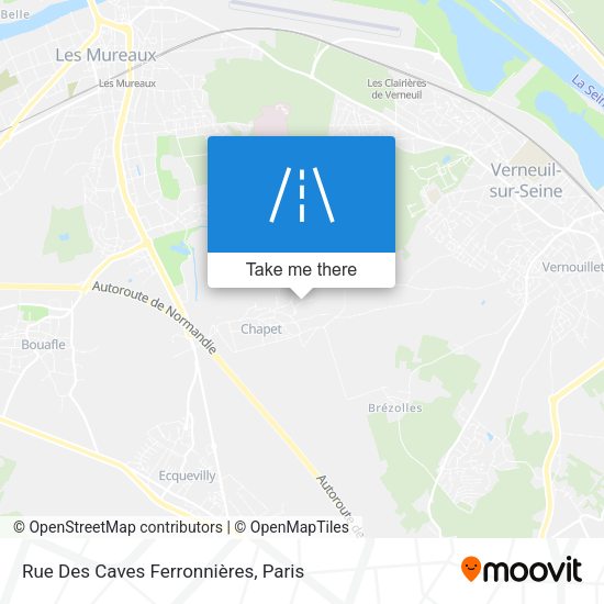 Rue Des Caves Ferronnières map