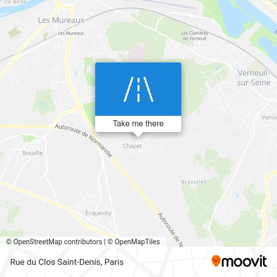 Rue du Clos Saint-Denis map