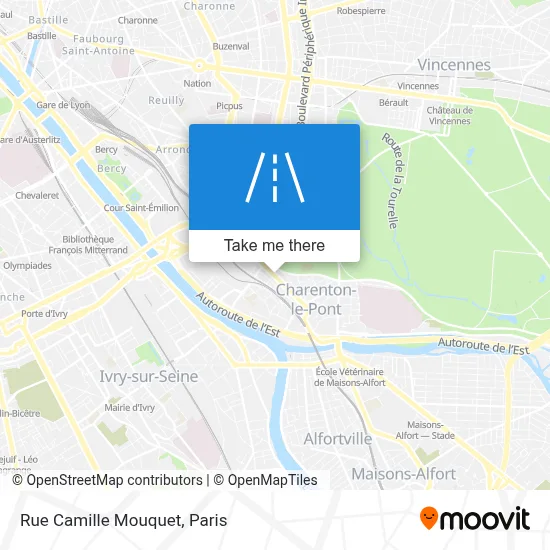 Rue Camille Mouquet map