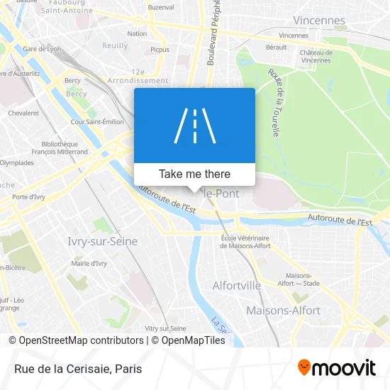 Rue de la Cerisaie map