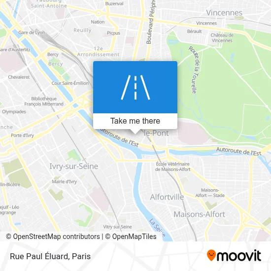 Rue Paul Éluard map