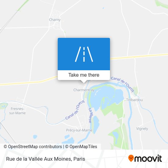 Rue de la Vallée Aux Moines map