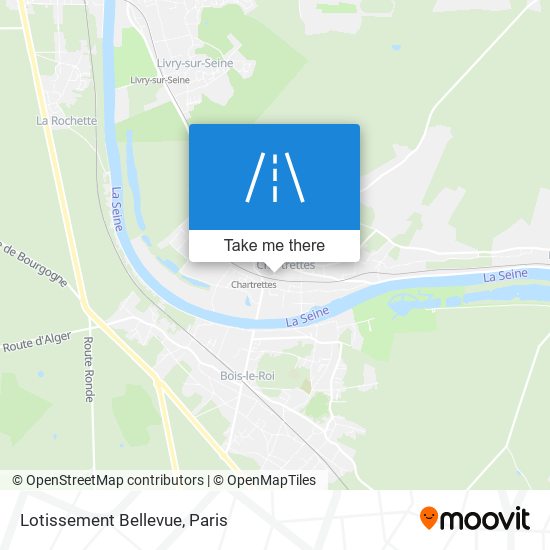Mapa Lotissement Bellevue