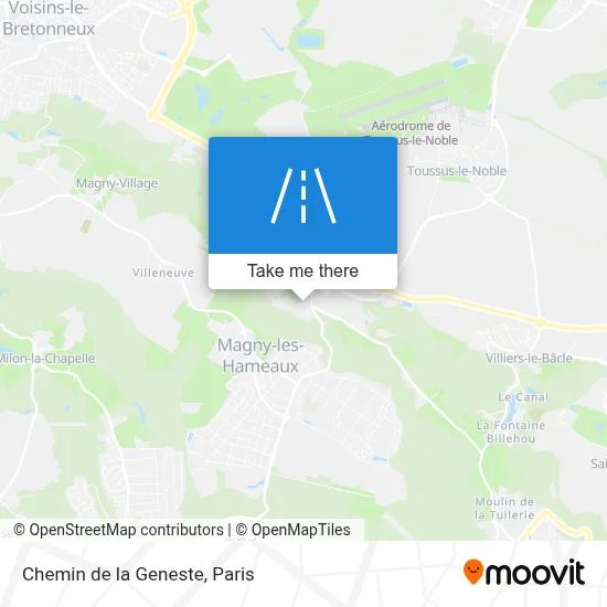 Chemin de la Geneste map