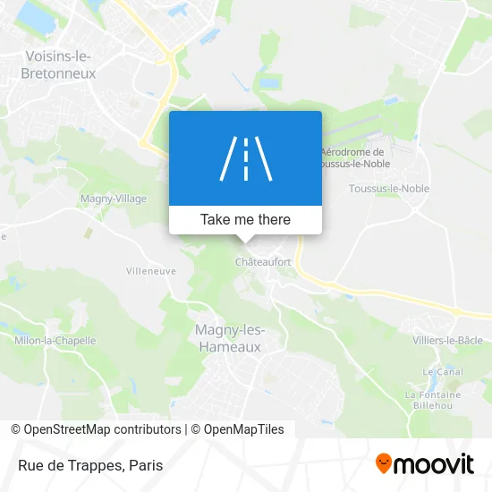 Mapa Rue de Trappes
